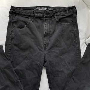American Eagle high rise ripped skinny jeans